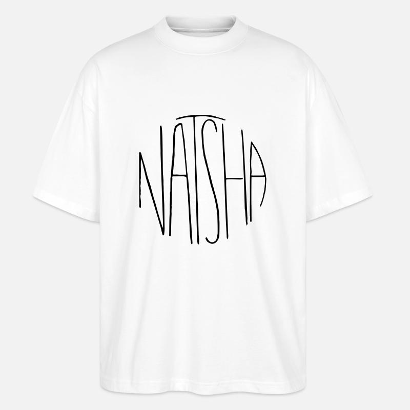 Natasha - Stanley/Stella Oversized Unisex Bio T-Shirt Blaster 2.0 - Weiß