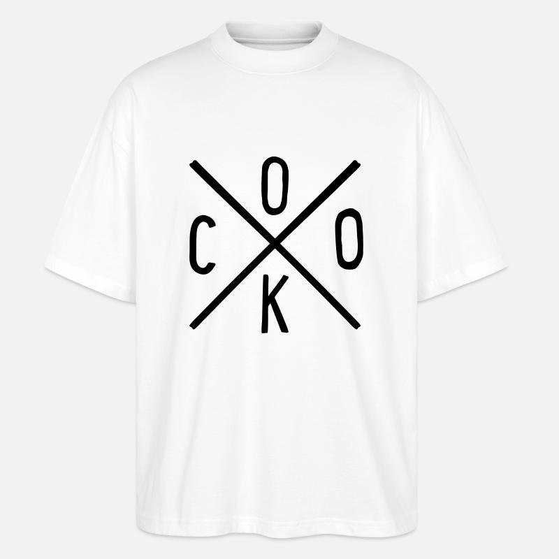 cook - Stanley/Stella Oversized Unisex Bio T-Shirt Blaster 2.0 - Weiß