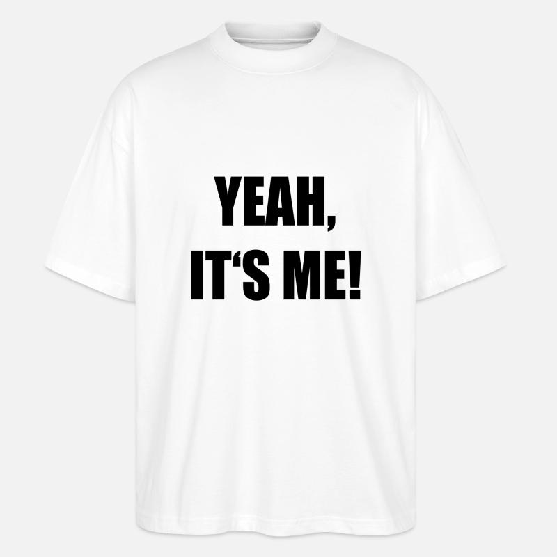 Yeah - Stanley/Stella Oversized Unisex Bio T-Shirt Blaster 2.0 - Weiß