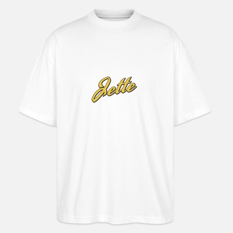 Jette - Stanley/Stella Oversized Unisex Bio T-Shirt Blaster 2.0 - Weiß