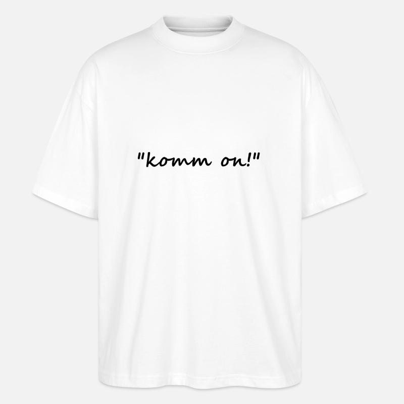 komm on! - Stanley/Stella Oversized Unisex Bio T-Shirt Blaster 2.0 - Weiß