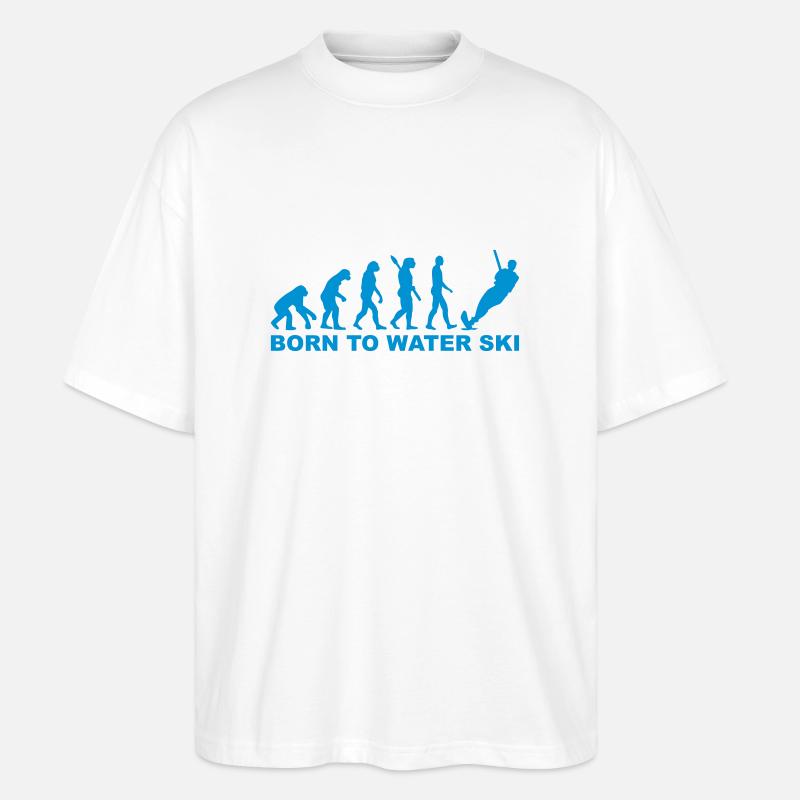 Evolution Water ski - T-shirt bio Blaster 2.0 coupe oversize Stanley/Stella Unisexe - blanc