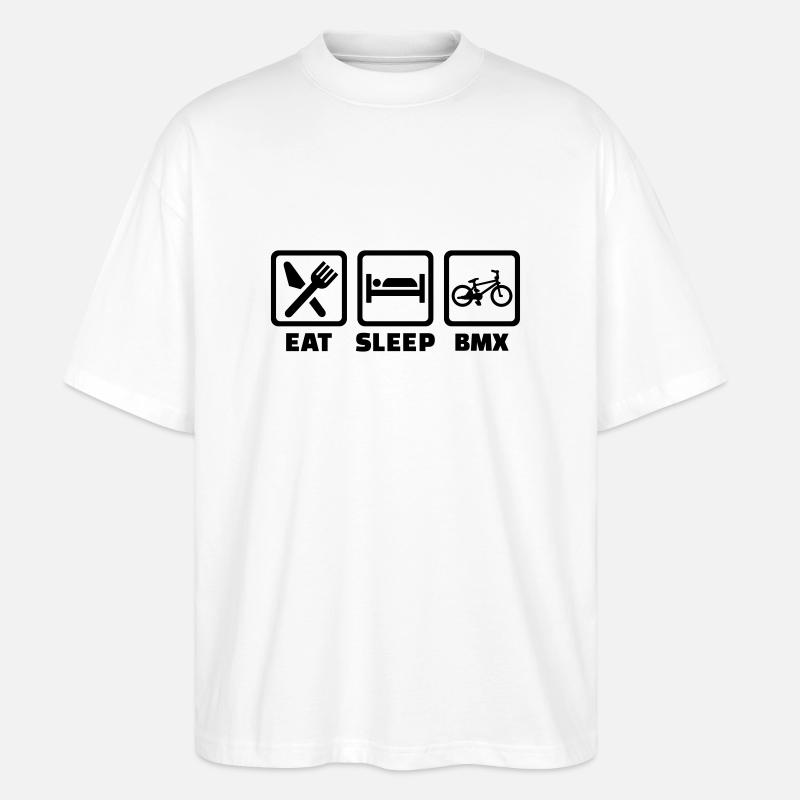BMX - T-shirt bio Blaster 2.0 coupe oversize Stanley/Stella Unisexe - blanc