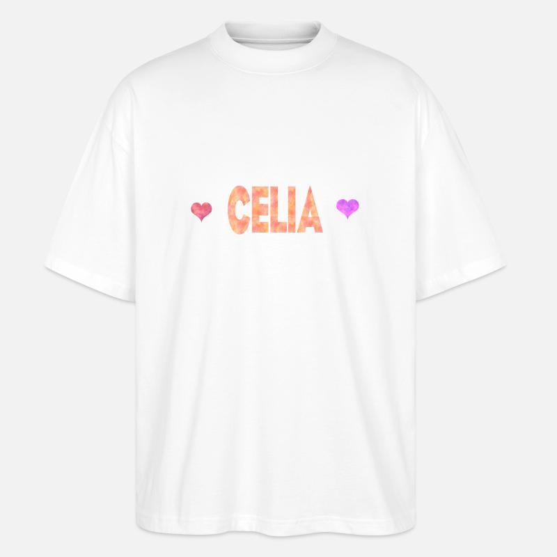 Celia - Stanley/Stella Oversized Unisex Bio T-Shirt Blaster 2.0 - Weiß