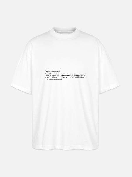 Culus unicornis - T-shirt bio Blaster 2.0 coupe oversize Stanley/Stella Unisexe - blanc