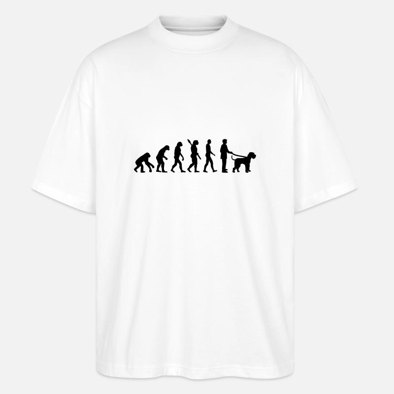 Giant Schnauzer - Stanley/Stella Oversized Unisex Organic T-shirt Blaster 2.0 - white