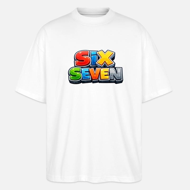 SixSeven - Stanley/Stella Oversized Unisex Organic T-shirt Blaster 2.0 - white