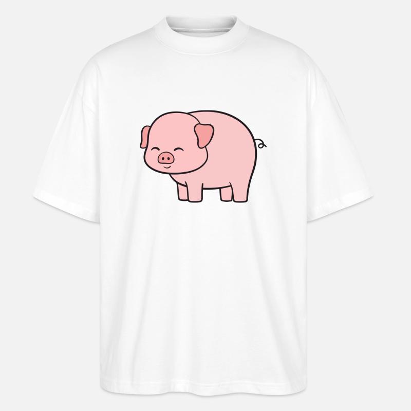 Cochons Cochons - T-shirt bio Blaster 2.0 coupe oversize Stanley/Stella Unisexe - blanc