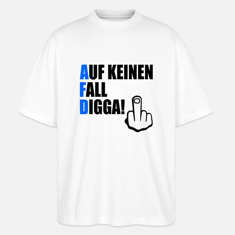 Certainement pas digga - T-shirt bio Blaster 2.0 coupe oversize Stanley/Stella Unisexe - blanc
