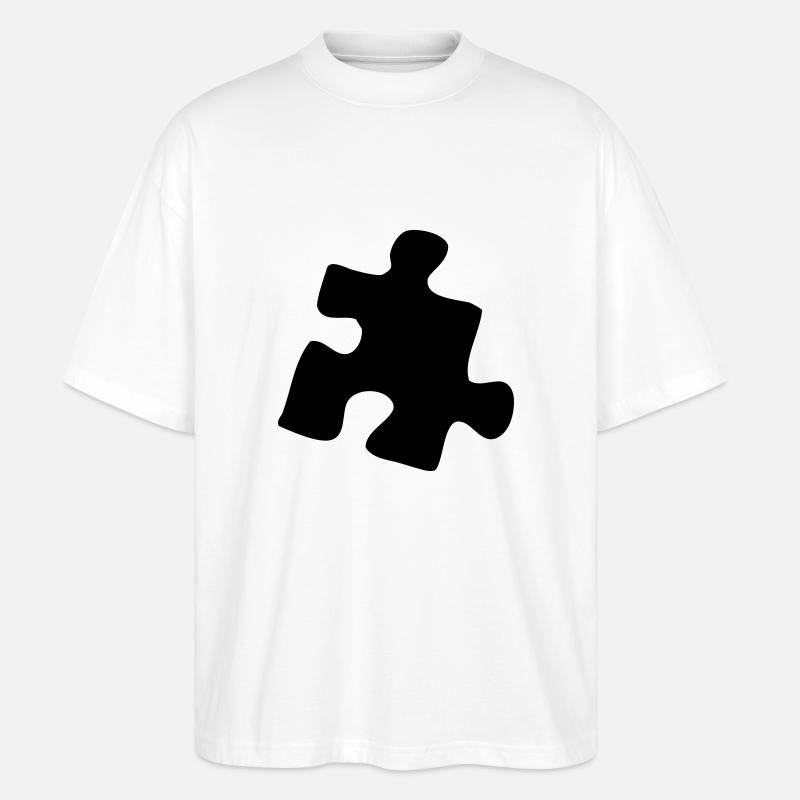 puzzle - Stanley/Stella Oversized Unisex Bio T-Shirt Blaster 2.0 - Weiß