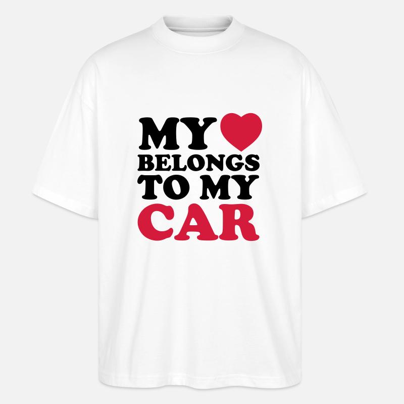 MHBTM car - Stanley/Stella Oversized Unisex Bio T-Shirt Blaster 2.0 - Weiß