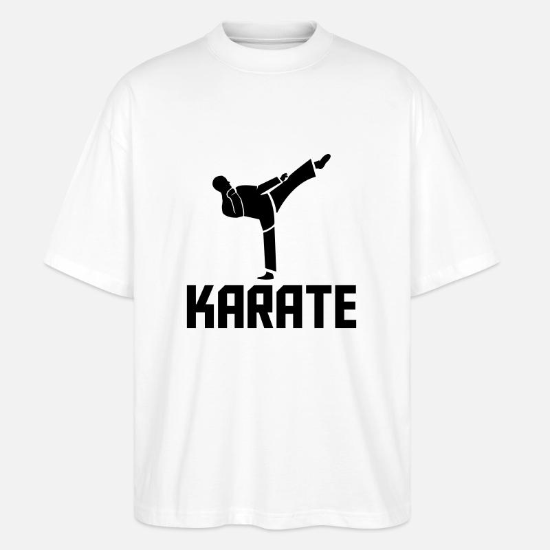 karate - Stanley/Stella Oversized Unisex Bio T-Shirt Blaster 2.0 - Weiß