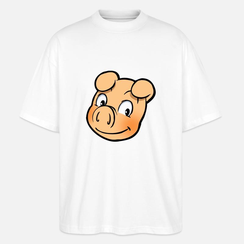 Dessin Crapoto Luc Turlan - T-shirt bio Blaster 2.0 coupe oversize Stanley/Stella Unisexe - blanc
