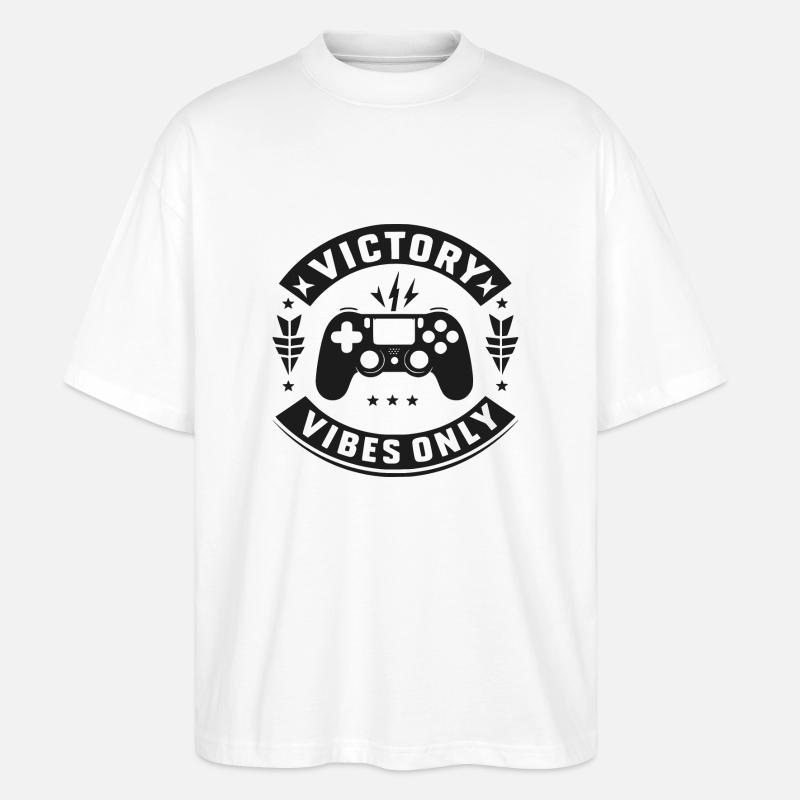 Nur Siegesstimmung - Stanley/Stella Oversized Unisex Bio T-Shirt Blaster 2.0 - Weiß