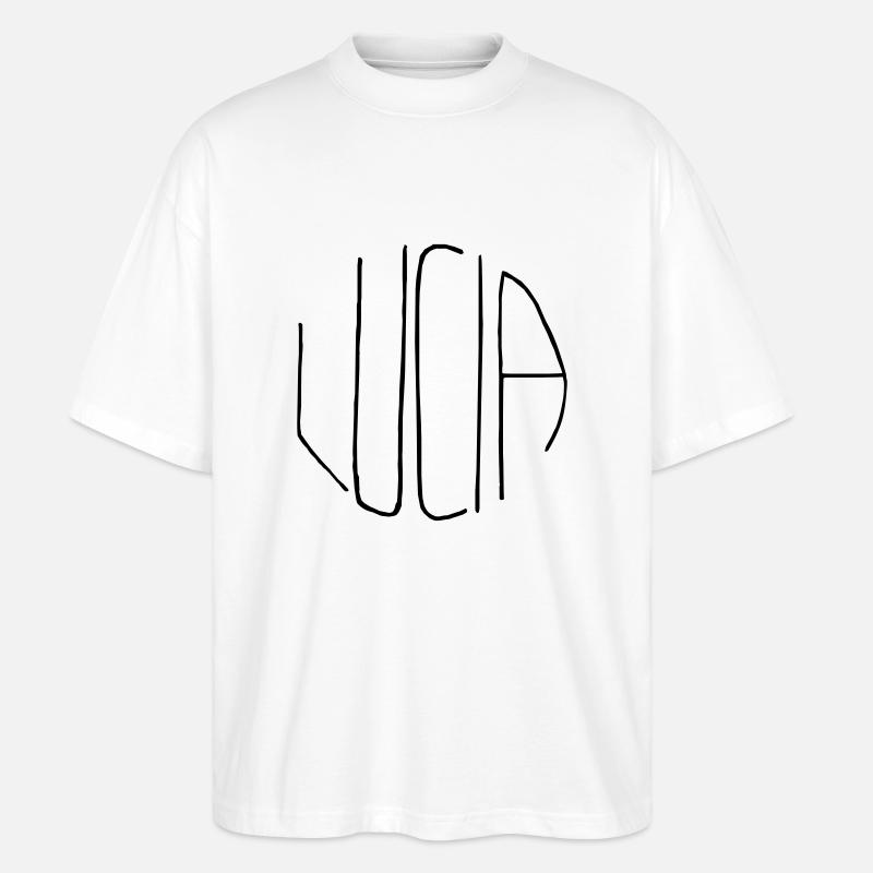 Lucia - Stanley/Stella Oversized Unisex Bio T-Shirt Blaster 2.0 - Weiß