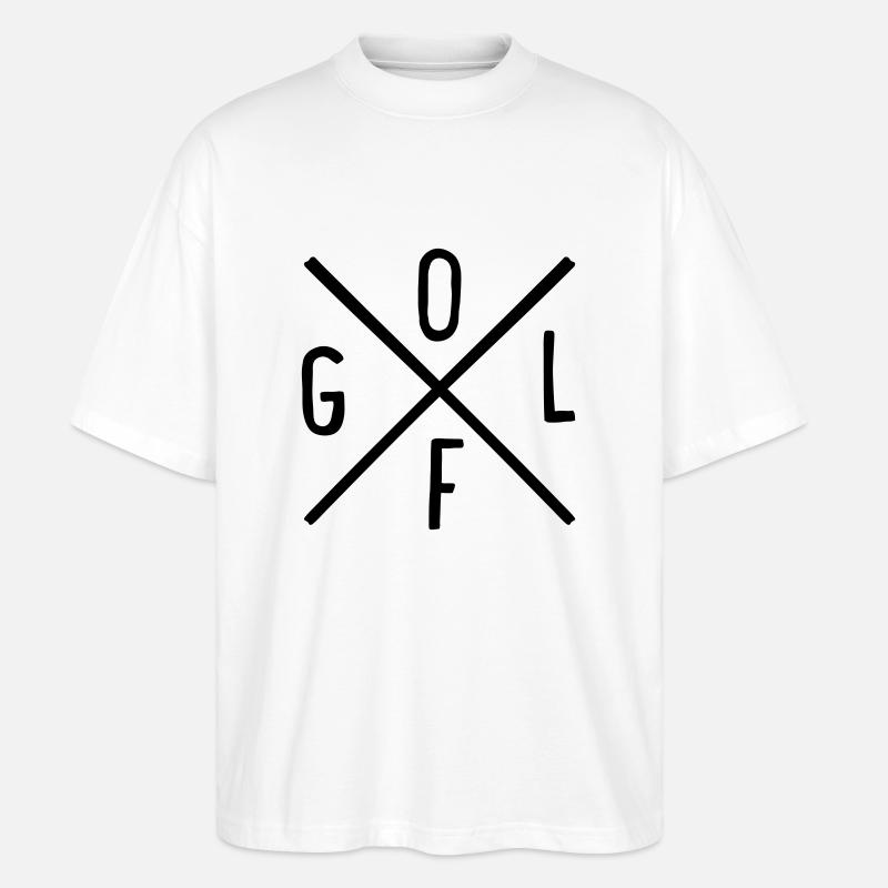 Golf - Stanley/Stella Oversized Unisex Bio T-Shirt Blaster 2.0 - Weiß