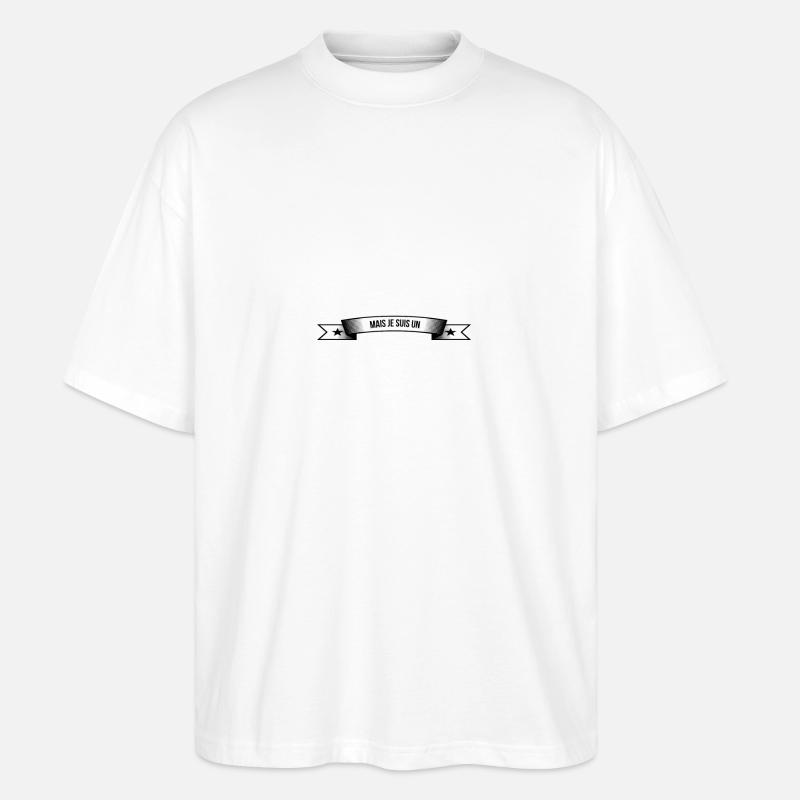 Couvreur cadeau humour - T-shirt bio Blaster 2.0 coupe oversize Stanley/Stella Unisexe - blanc