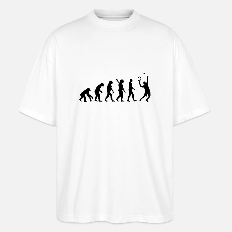 Evolution Tennis - Stanley/Stella Oversized Unisex Organic T-shirt Blaster 2.0 - white