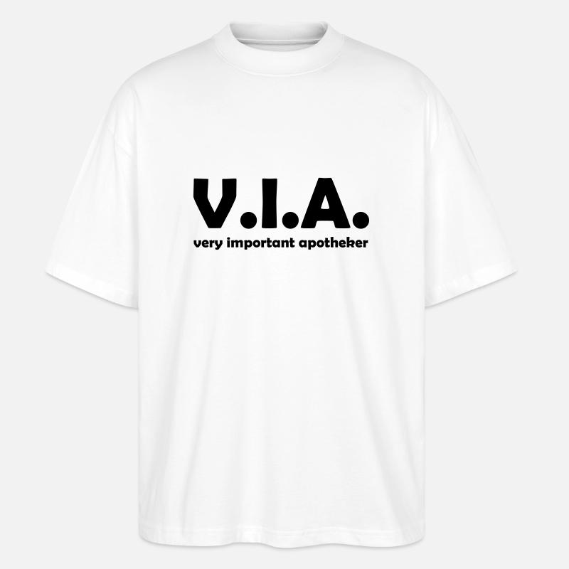 apotheker - Stanley/Stella Oversized Unisex Bio T-Shirt Blaster 2.0 - Weiß