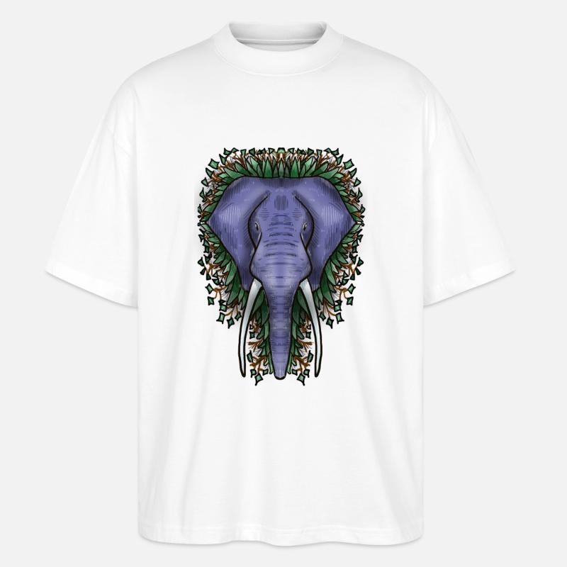 Eric von Jon Ball - Stanley/Stella Oversized Unisex Bio T-Shirt Blaster 2.0 - Weiß