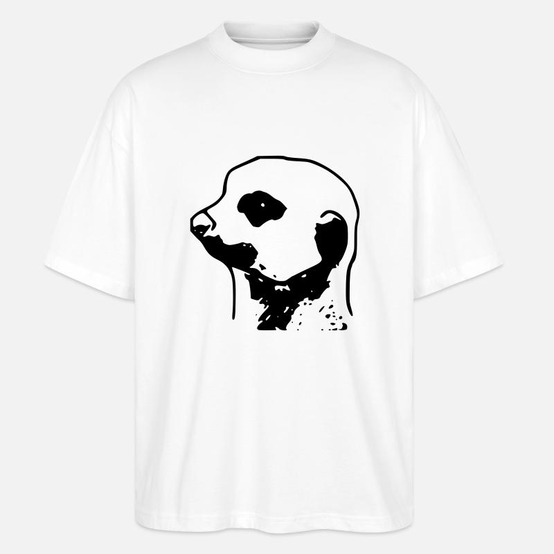 erdmann/erdfrau - Stanley/Stella Oversized Unisex Bio T-Shirt Blaster 2.0 - Weiß