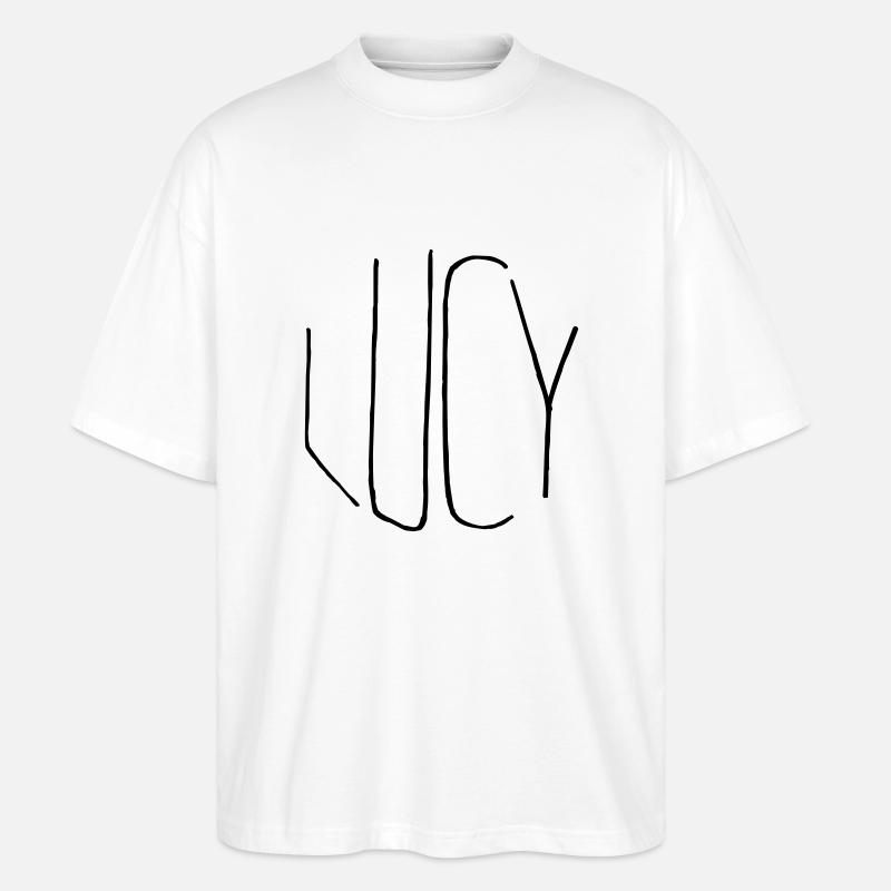 Lucy - Stanley/Stella Oversized Unisex Bio T-Shirt Blaster 2.0 - Weiß