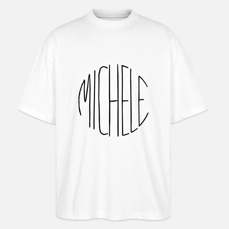 Michele - Stanley/Stella Oversized Unisex Bio T-Shirt Blaster 2.0 - Weiß