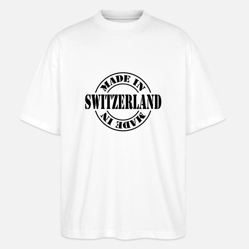 made in switzerland m1k2 - Stanley/Stella Oversized Unisex Bio T-Shirt Blaster 2.0 - Weiß