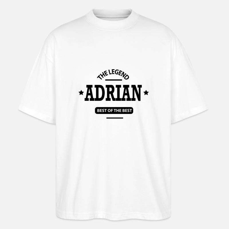 adrian - Stanley/Stella Oversized Unisex Bio T-Shirt Blaster 2.0 - Weiß