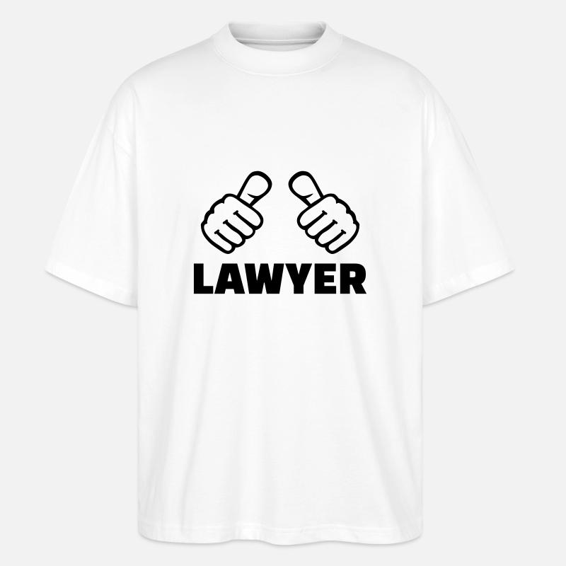 Anwalt - Stanley/Stella Oversized Unisex Bio T-Shirt Blaster 2.0 - Weiß