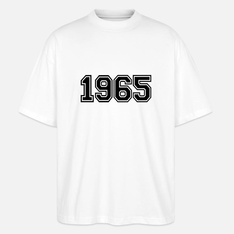 1965 - Stanley/Stella Oversized Unisex Bio T-Shirt Blaster 2.0 - Weiß