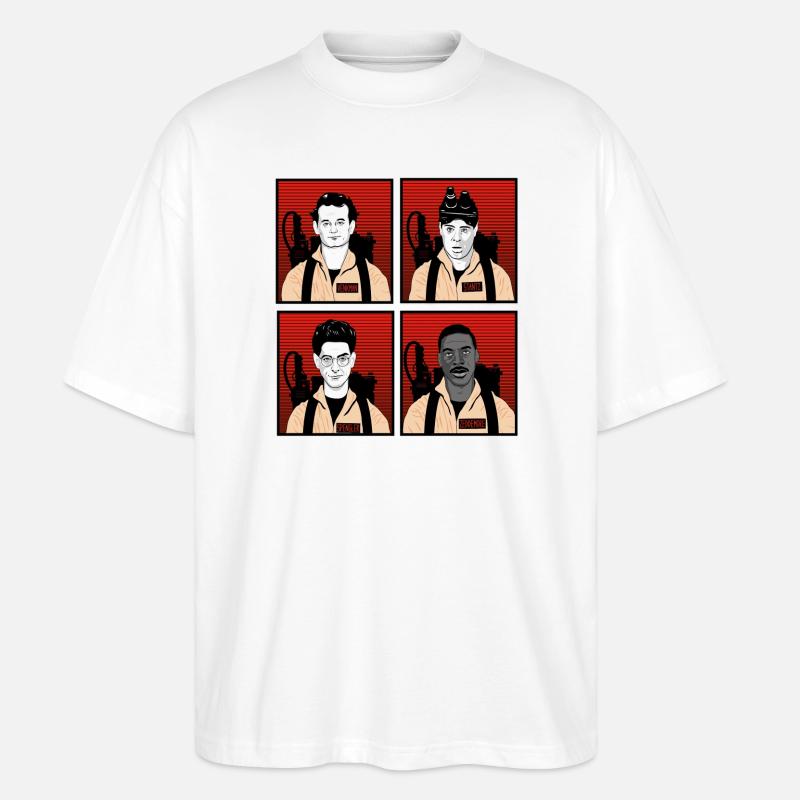 Ghostbusters Charaktere - Stanley/Stella Oversized Unisex Bio T-Shirt Blaster 2.0 - Weiß