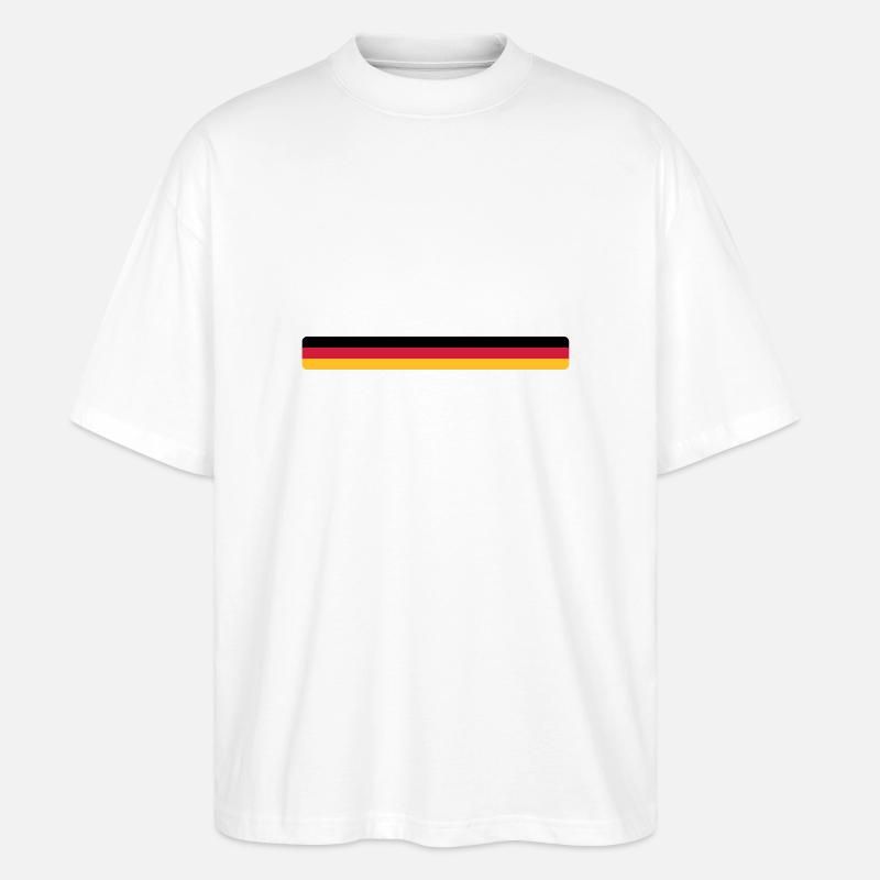 Deutschland - Stanley/Stella Oversized Unisex Organic T-shirt Blaster 2.0 - white