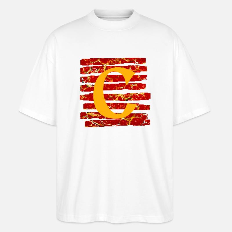 stripe e 232 c - Stanley/Stella Oversized Unisex Organic T-shirt Blaster 2.0 - white