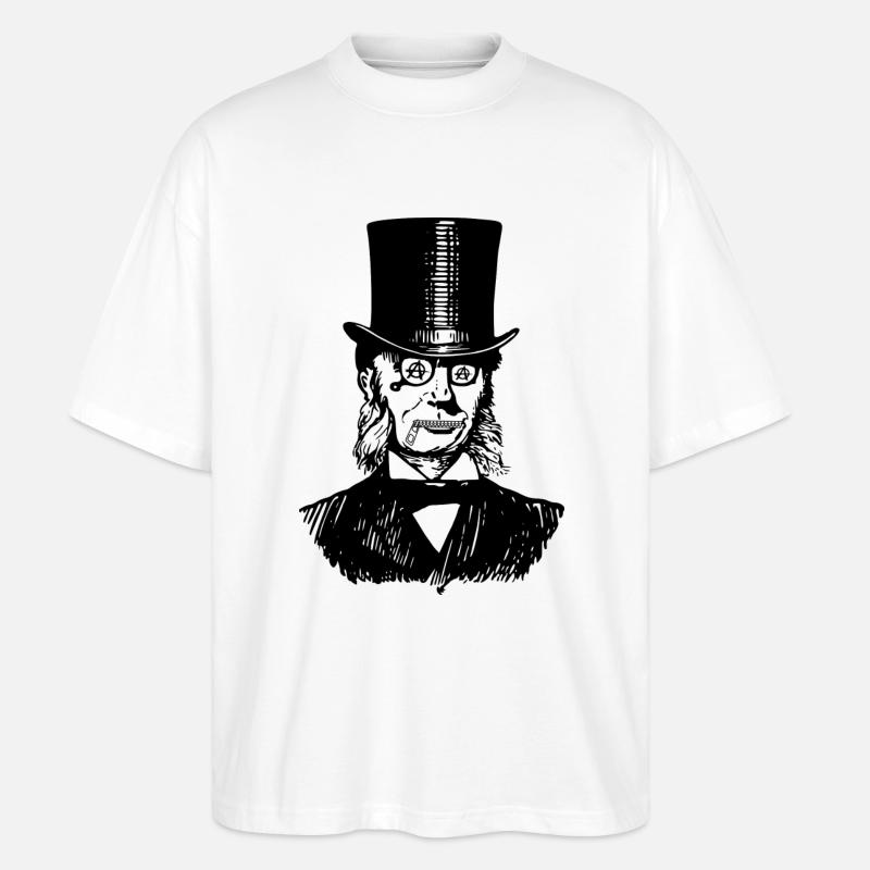 Mr.anarchy - Stanley/Stella Oversized Unisex Organic T-shirt Blaster 2.0 - white