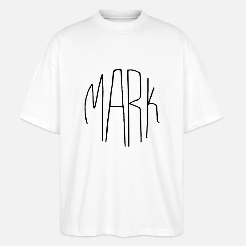 Mark - Stanley/Stella Oversized Unisex Bio T-Shirt Blaster 2.0 - Weiß