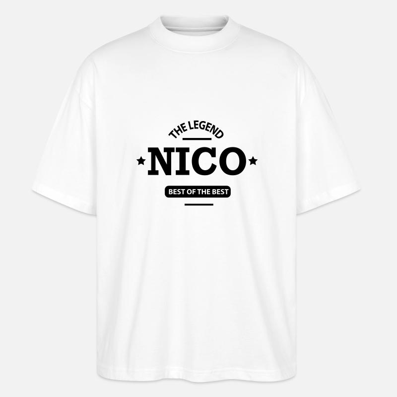 nico - Stanley/Stella Oversized Unisex Bio T-Shirt Blaster 2.0 - Weiß