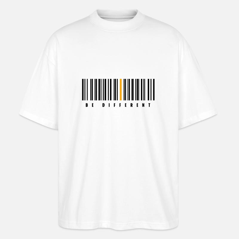 Sei anders - Stanley/Stella Oversized Unisex Bio T-Shirt Blaster 2.0 - Weiß