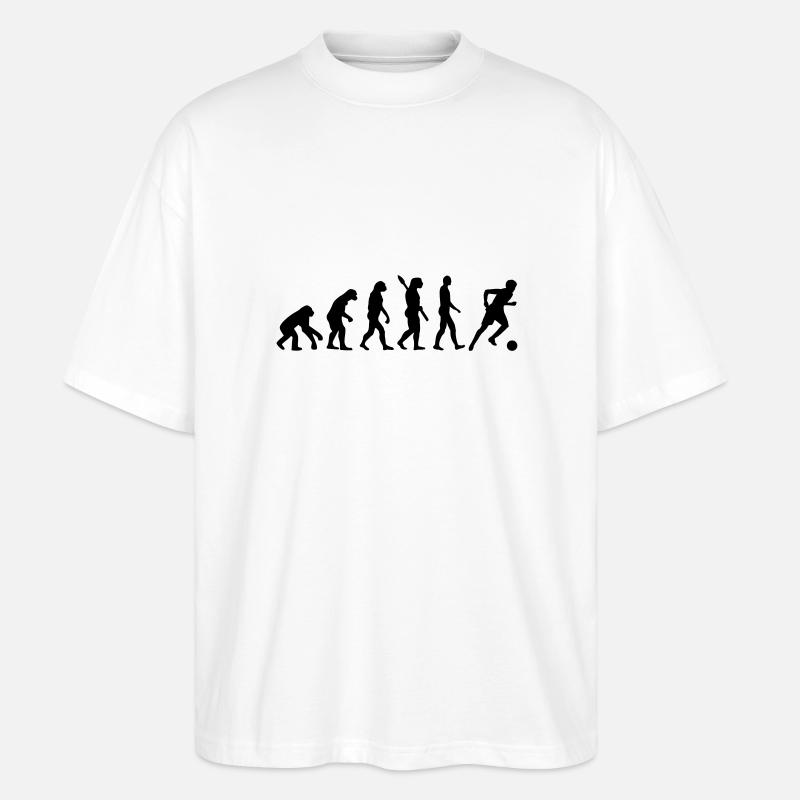 Évolution Foot - T-shirt bio Blaster 2.0 coupe oversize Stanley/Stella Unisexe - blanc