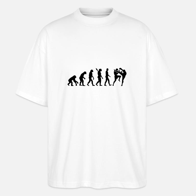Evolution Muay Thai - Stanley/Stella Oversized Unisex Organic T-shirt Blaster 2.0 - white
