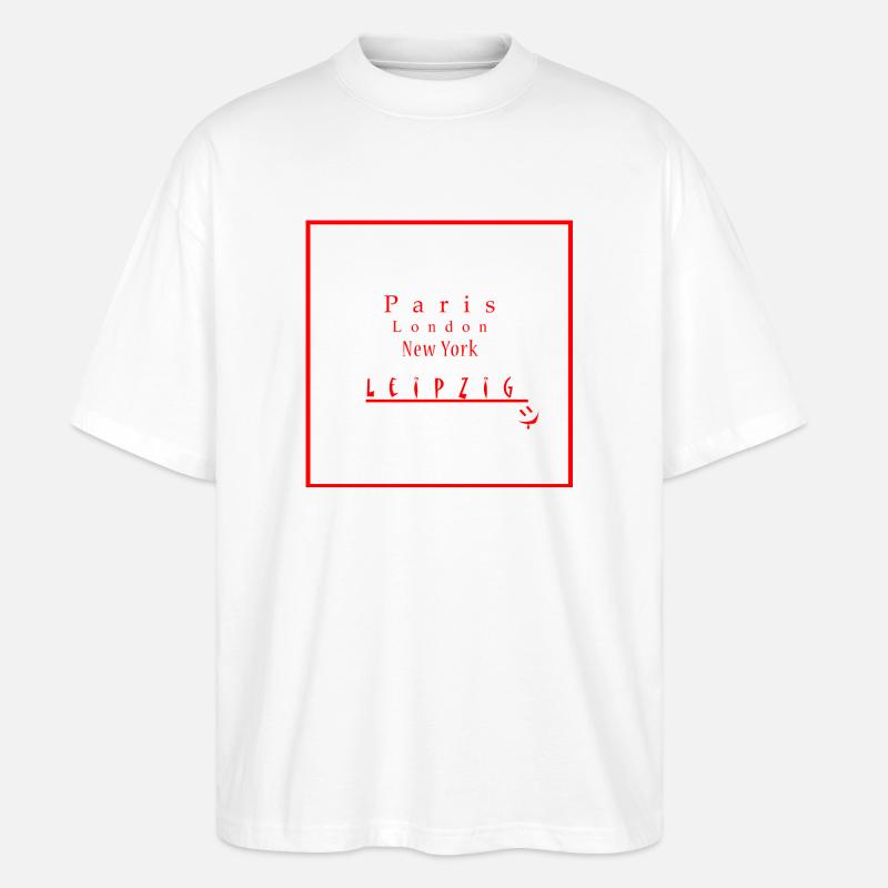 Leipzig LE2 - T-shirt bio Blaster 2.0 coupe oversize Stanley/Stella Unisexe - blanc