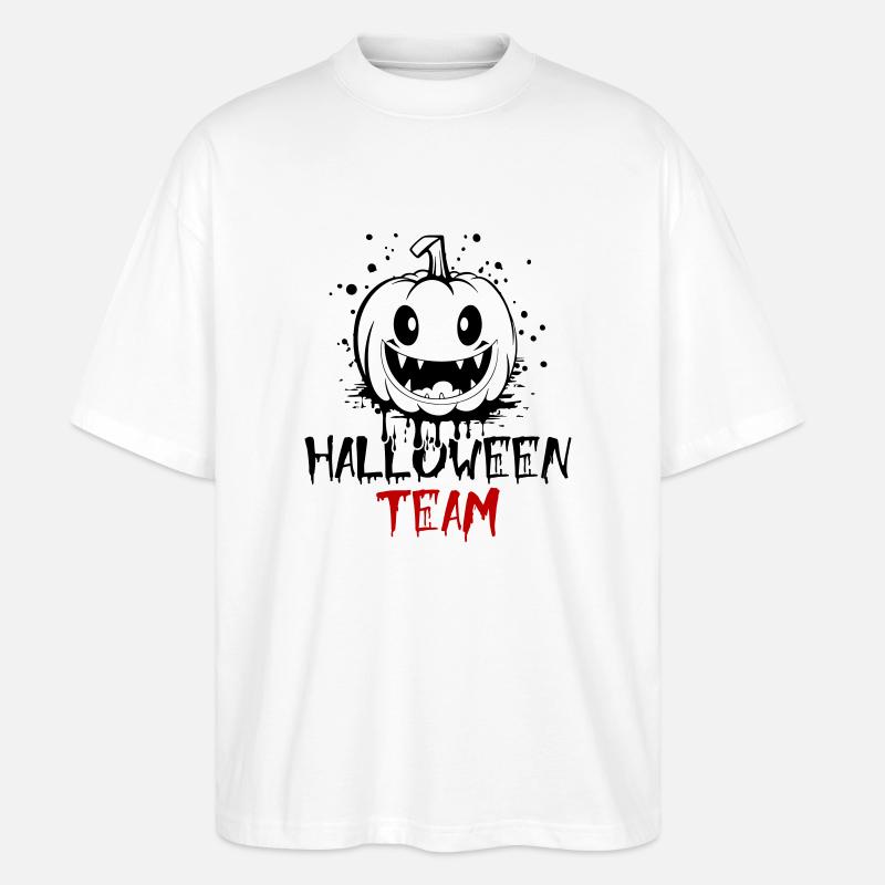 Halloween Team Party - Stanley/Stella Oversized Unisex Bio T-Shirt Blaster 2.0 - Weiß