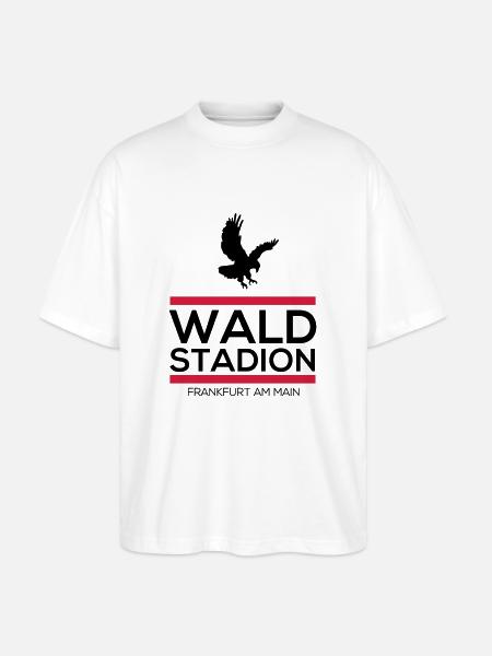 Frankfurt Waldstadion - Stanley/Stella Oversized Unisex Organic T-shirt Blaster 2.0 - white