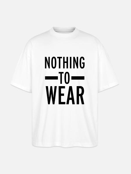 Nothing To Wear - Stanley/Stella Oversized Unisex Bio T-Shirt Blaster 2.0 - Weiß