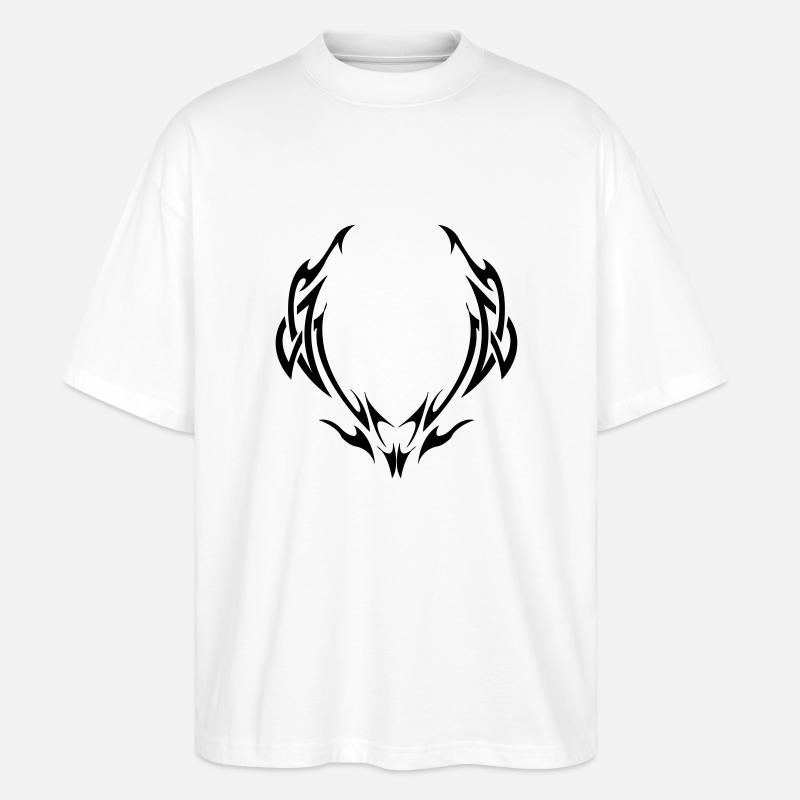 tribal_01 - Stanley/Stella Oversized Unisex Bio T-Shirt Blaster 2.0 - Weiß