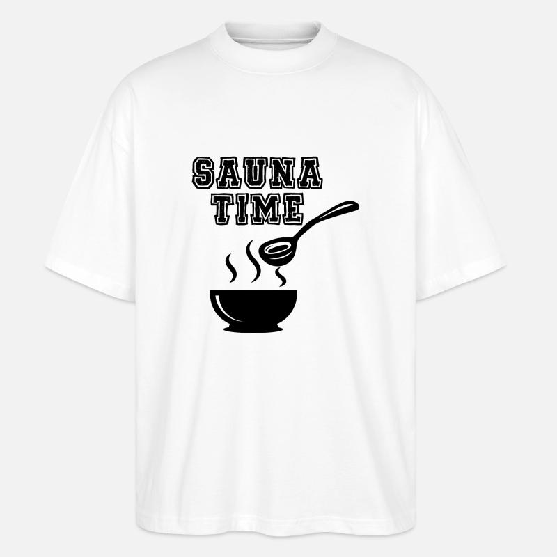 Sauna Wellness Spa - Stanley/Stella Oversized Unisex Bio T-Shirt Blaster 2.0 - Weiß