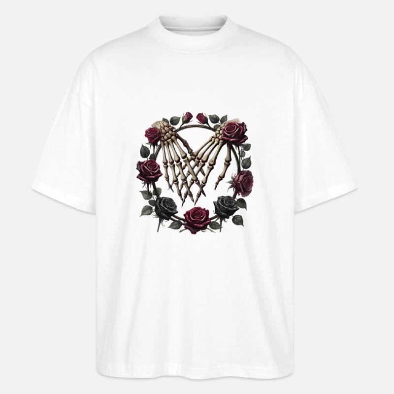 Dunkle Romantik | Gotische Ästhetik - Stanley/Stella Oversized Unisex Bio T-Shirt Blaster 2.0 - Weiß