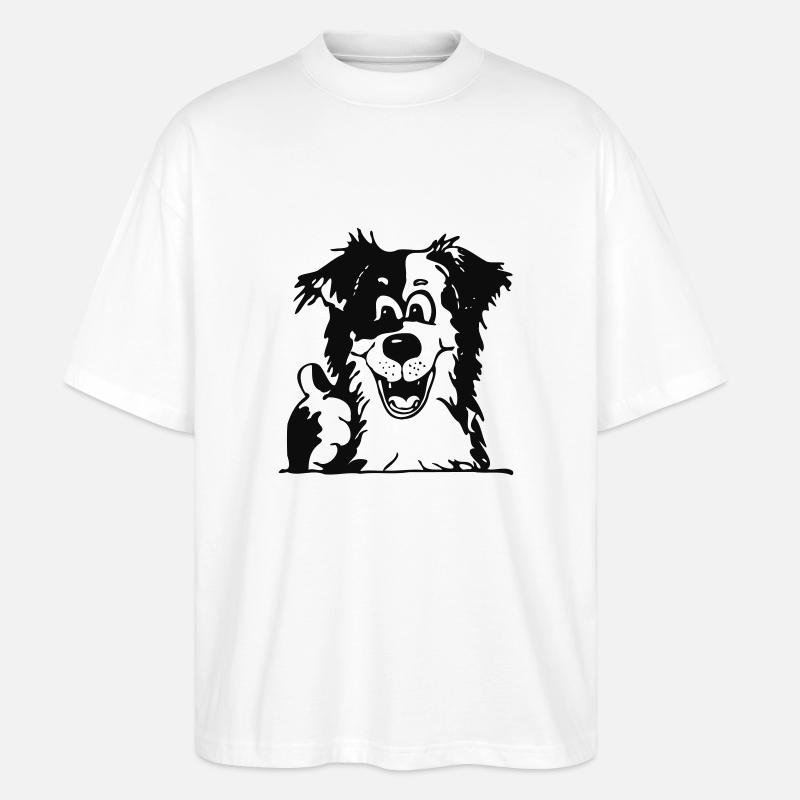 Comic - Tous Aussie! - T-shirt bio Blaster 2.0 coupe oversize Stanley/Stella Unisexe - blanc