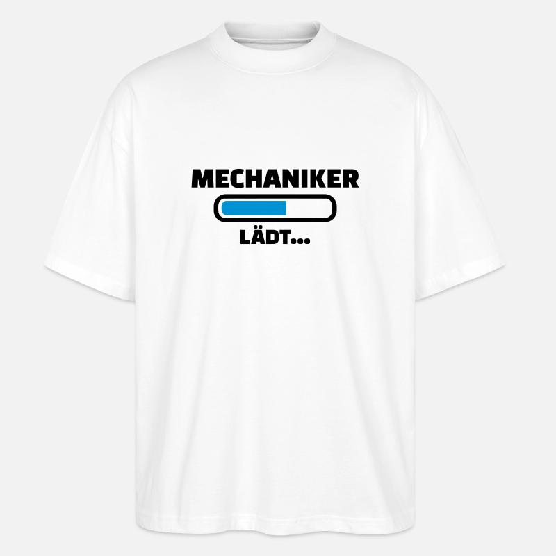 Mechaniker - Stanley/Stella Oversized Unisex Bio T-Shirt Blaster 2.0 - Weiß