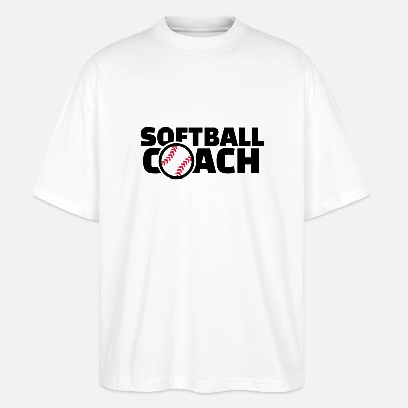 Softball - Stanley/Stella Oversized Unisex Bio T-Shirt Blaster 2.0 - Weiß